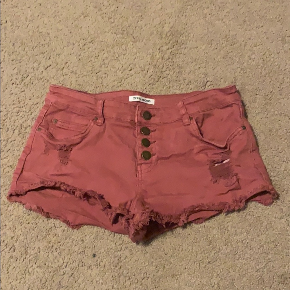Red Billabong shorts
